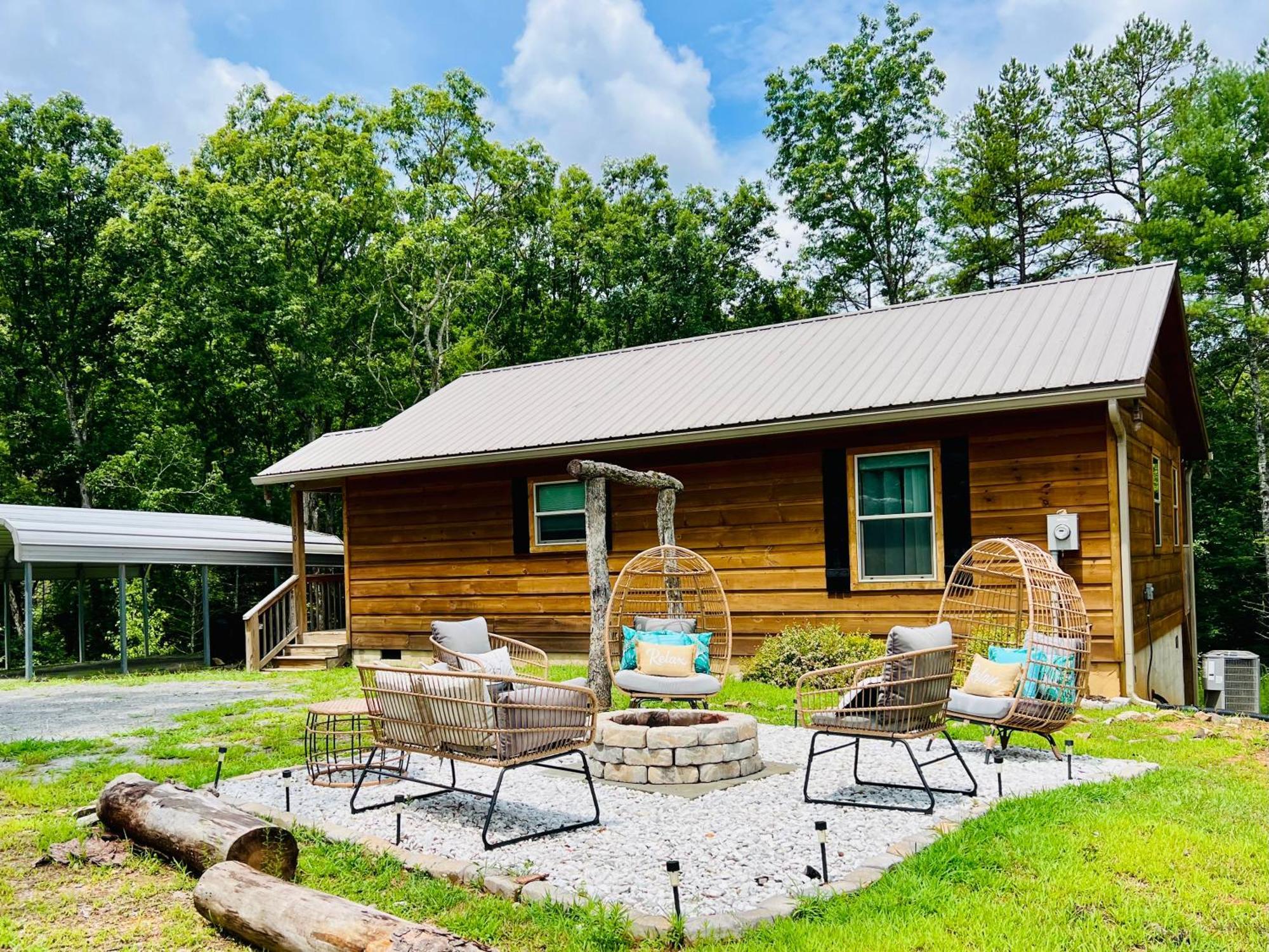 Almost Heaven Mountain Cabin ميرفي المظهر الخارجي الصورة